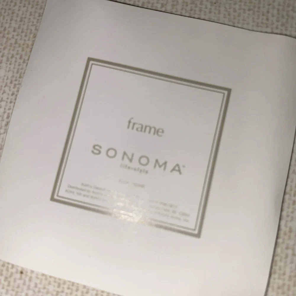 Sonoma‎ Fall Thanksgiving Leaf-Shaped Brown Picture photo Frame Small